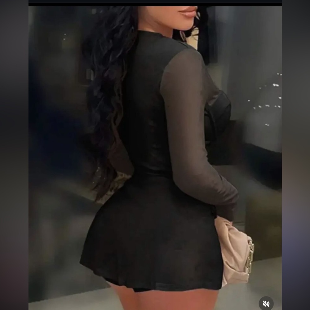 Elegant Black Mini Dress